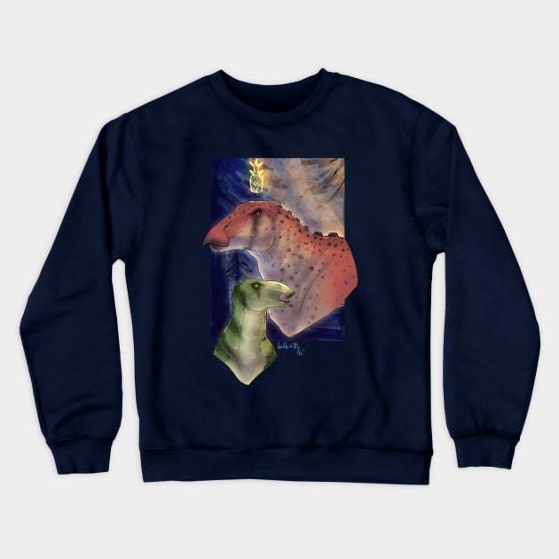 Jinawee as Sahira the Shantungosaurus Crewneck Sweatshirt by JinaweeTV